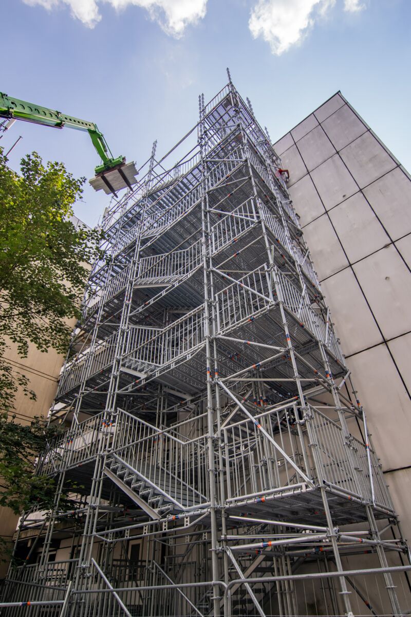 Stair towers made to measure